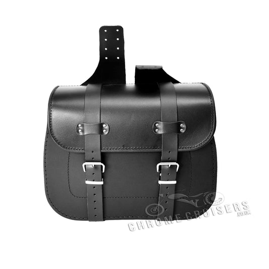 Top Quality Motorcycle Handmade Leather Saddlebags Panniers (pair) C101A - 21L