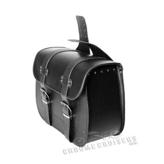 Top Quality Motorcycle Handmade Leather Saddlebags Panniers (pair) C101A - 21L