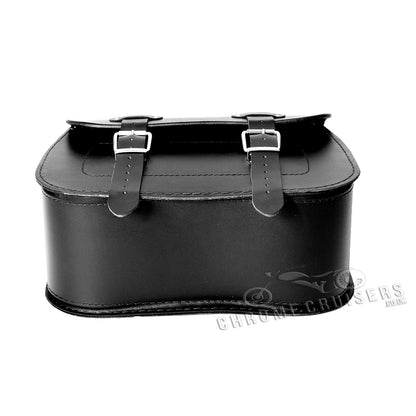 Top Quality Motorcycle Handmade Leather Saddlebags Panniers (pair) C101A - 21L
