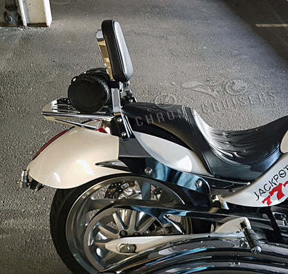 Victory Hammer / Sport / Jackpot (2005-2015) Chrome Sissy bar / Backrest with Luggage Rack