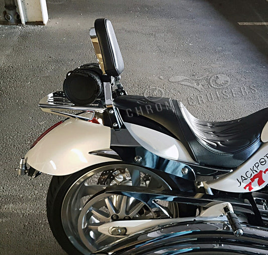 Victory Hammer / Sport / Jackpot (2005-2015) Chrome Sissy bar / Backrest with Luggage Rack