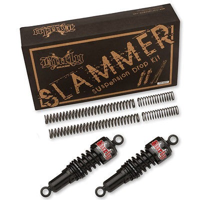 Burly Slammer (Lowering) Kit for Sportsters XL ('04-'15) - BLACK