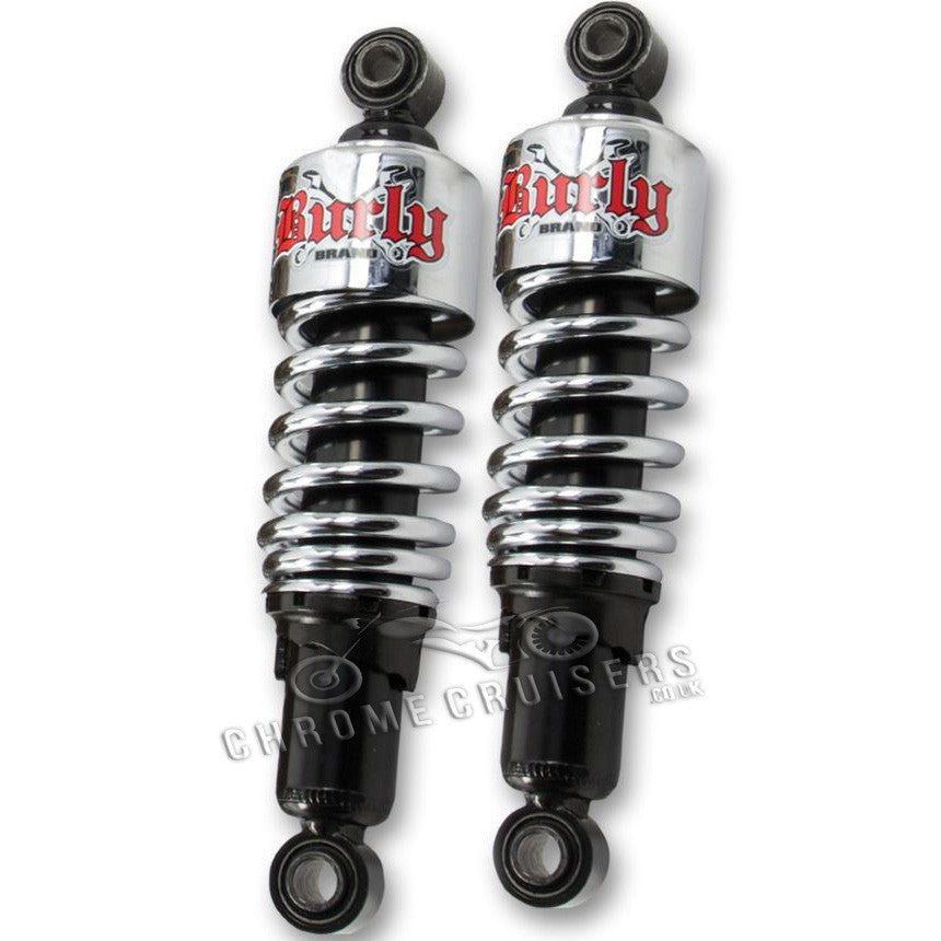Harley Davidson Sportster XL ('04-'17) Burly Slammer Shocks  - CHROME