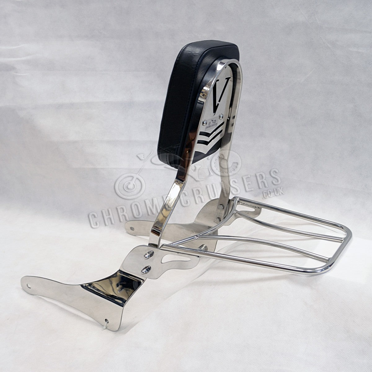 Passenger Backrest with luggage Rack, Sissy Bar - Suzuki VL800/C800 Intruder/C50 Boulevard /M800