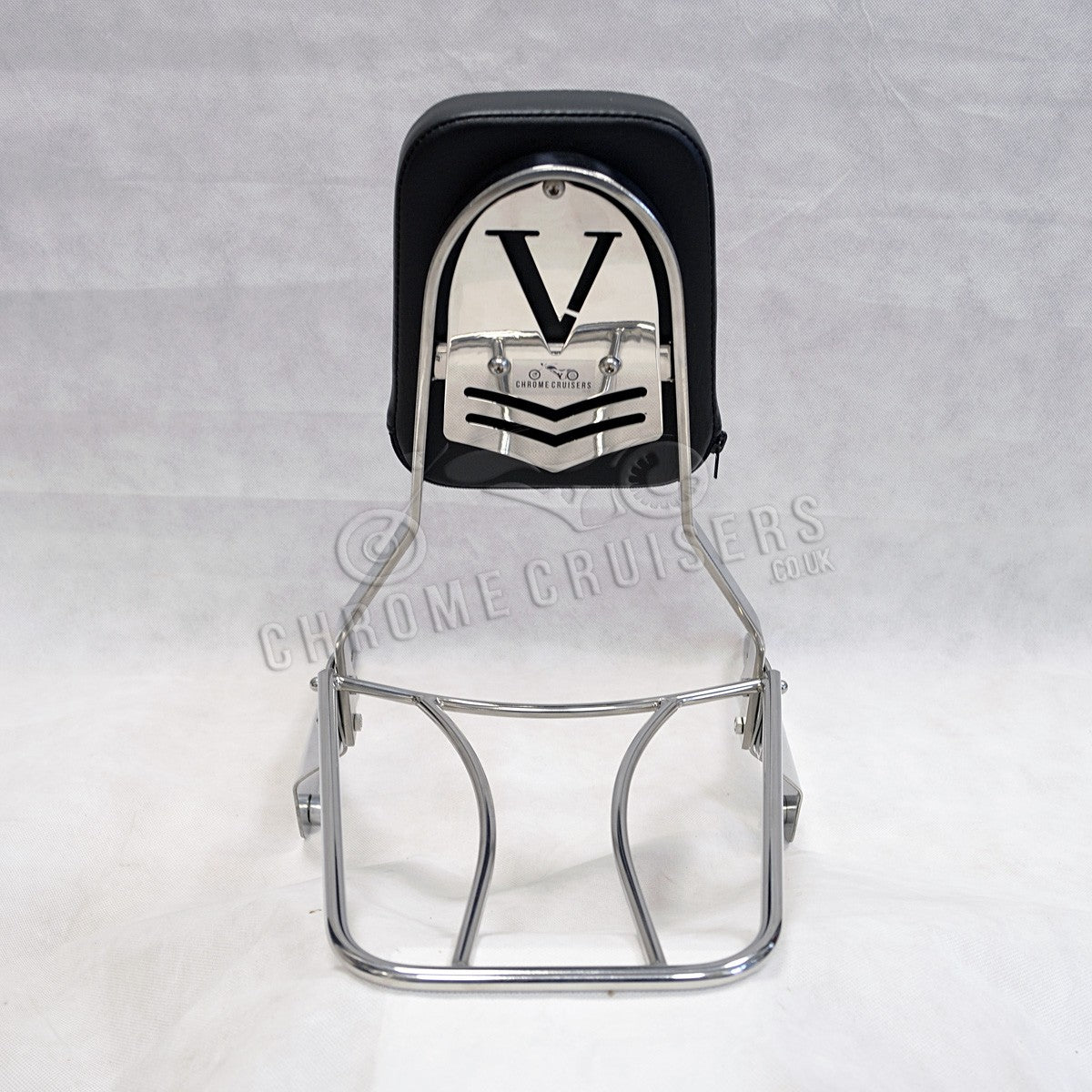 Passenger Backrest with luggage Rack, Sissy Bar - Suzuki VL800/C800 Intruder/C50 Boulevard /M800