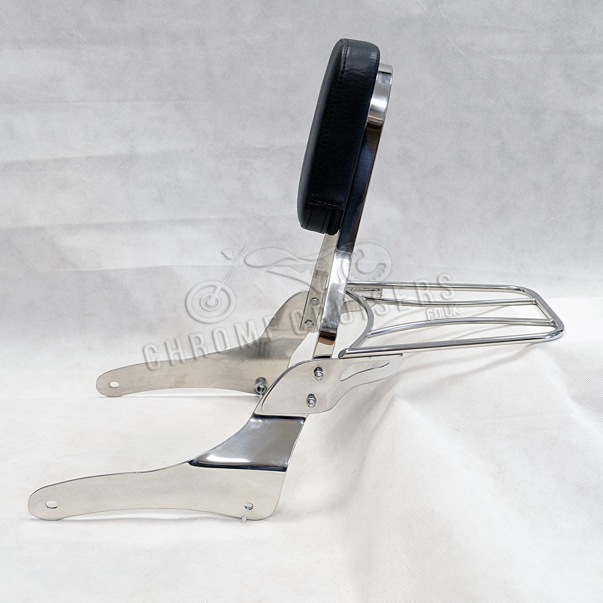 Passenger Backrest with luggage Rack, Sissy Bar - Suzuki VL800/C800 Intruder/C50 Boulevard /M800