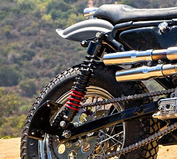 Burley Stiletto Rear Shocks 15" for Harley Davidson Sporster (1986-2003)