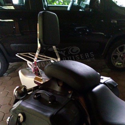 Yamaha XVS650 Drgar Star / V-Star Custom Sissy bar / Passenger backrest with rack