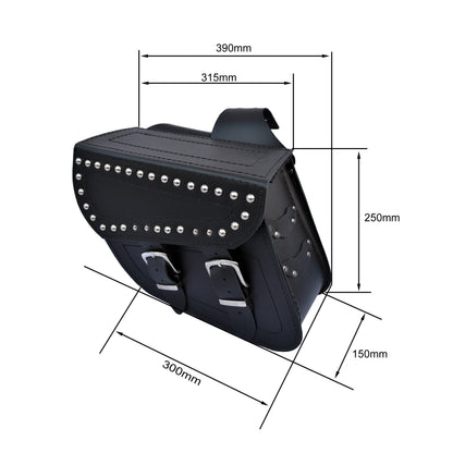Motocle Leather Saddlebags C13B