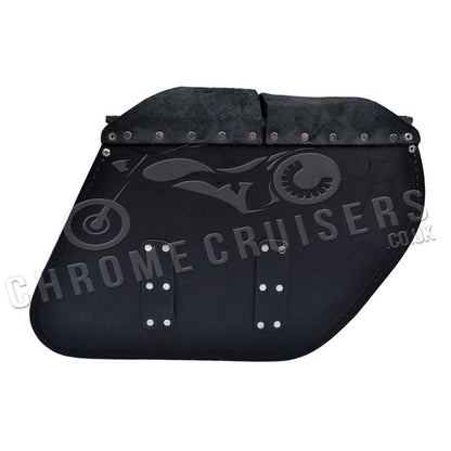 Motocle Leather Saddlebags C13B