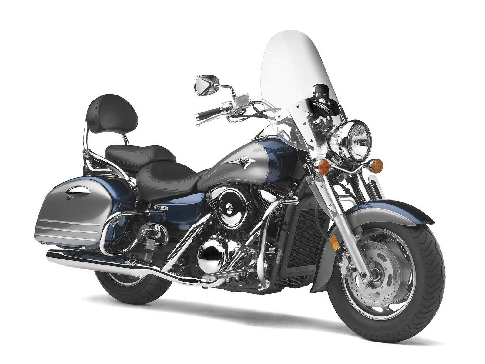 Kawasaki VN1600 Nomad / Tourer Chrome Engine Guards / Crash Bars