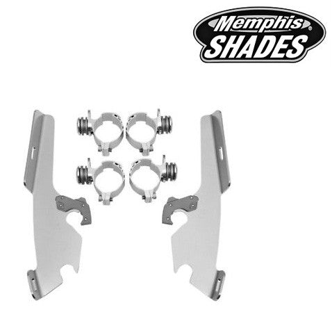 MOUNTING KIT TRIGGER-LOCK MEMPHIS FATS/SLIM POLISHED HARLEY DAVIDSON