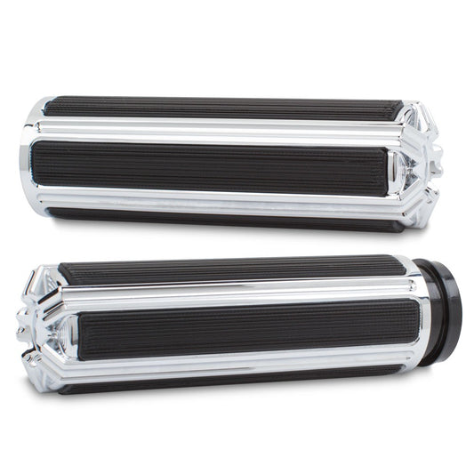 Arlen Ness Knurled Fusion Grips - Brass for Harley Davidson cable models