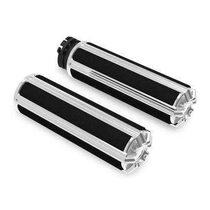 Arlen Ness Knurled Fusion Grips - Brass for Harley Davidson cable models
