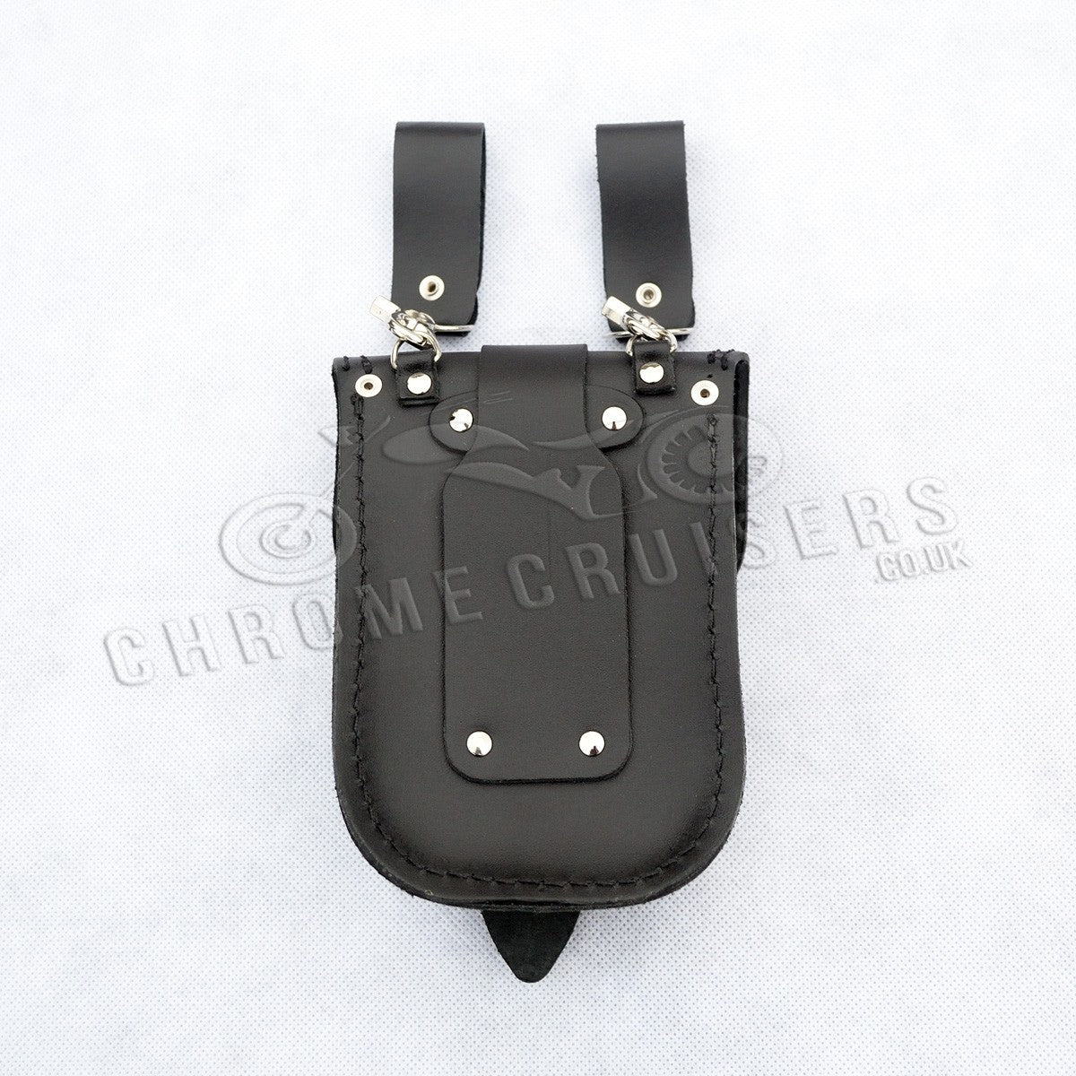 YAMAHA XV750/1100 VIRAGO LEATHER TANK CHAP/BIB AND POUCH WITH STUDS (S)