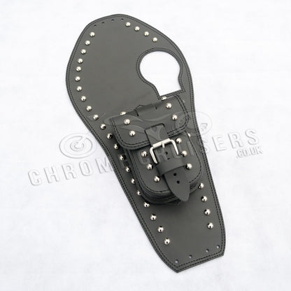 Yamaha XV535 Leather Tank Panel with rivets (SS)