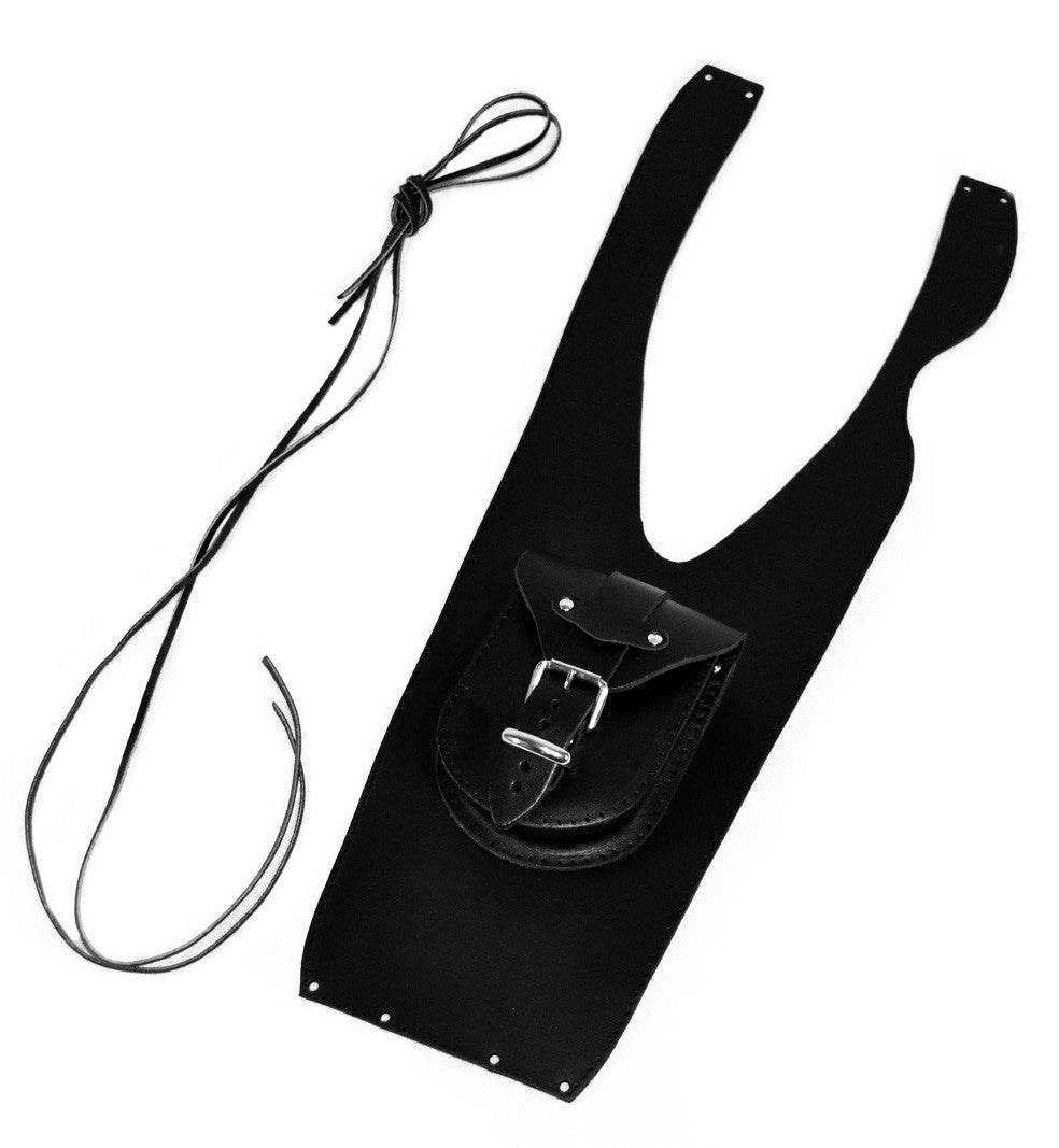 KAWASAKI VN800 VULCAN CLASSIC / DRIFTER LEATHER TANK PANEL/CHAP AND POUCH