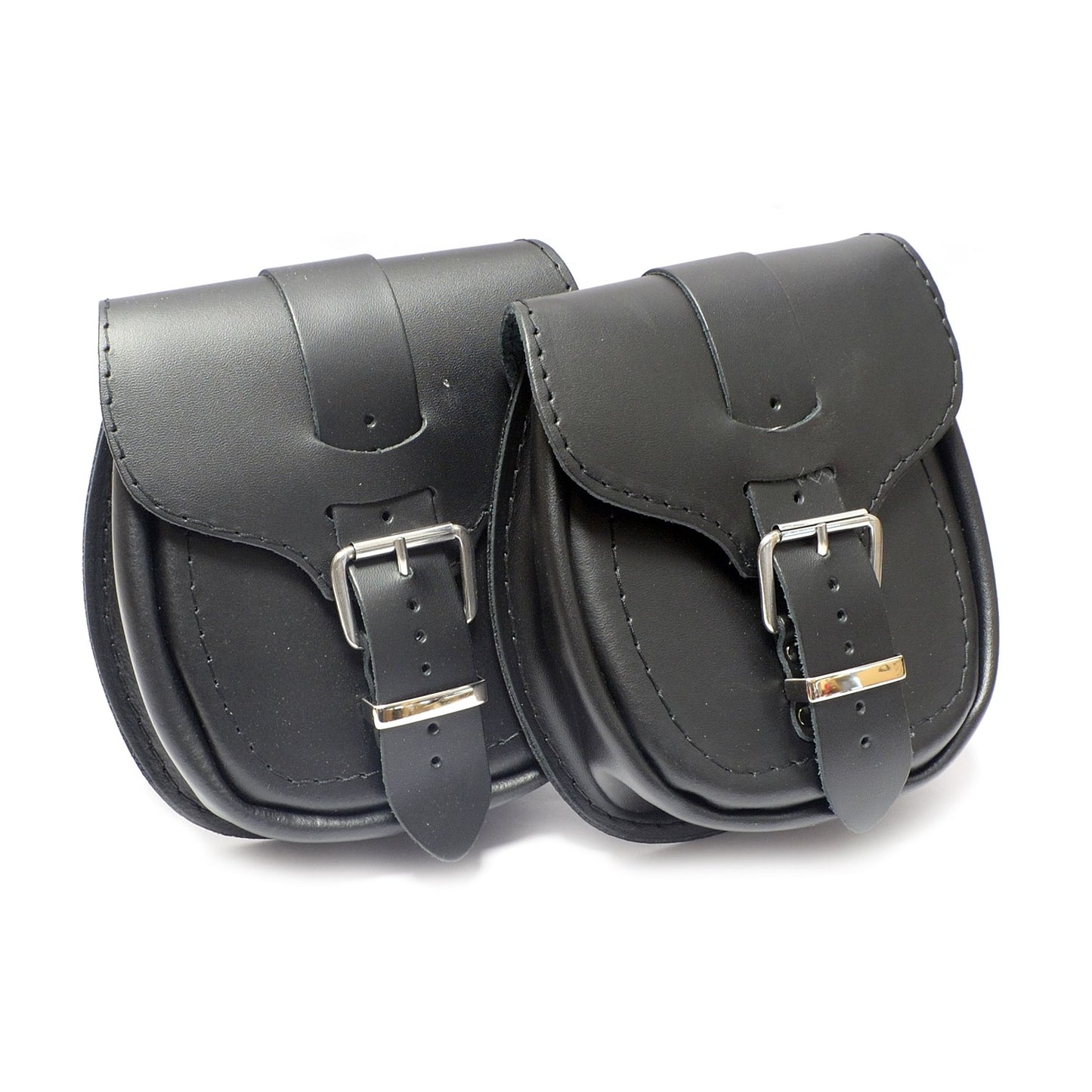 K131A Motorcycle / Trike Black Leather Rear Bag / Case / Sissy Bar Bag