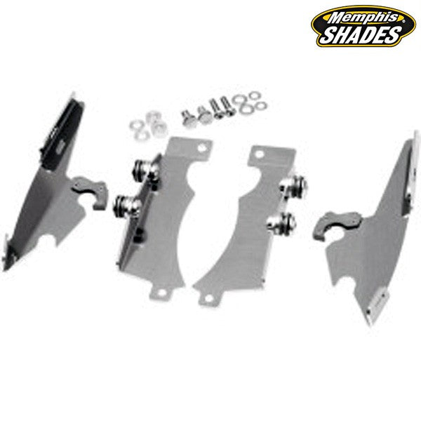 Yamaha XVS950 / XVS1300 V-Star Mounting Kit Trigger-Lock Memphis Shades Fats/Slim Polished