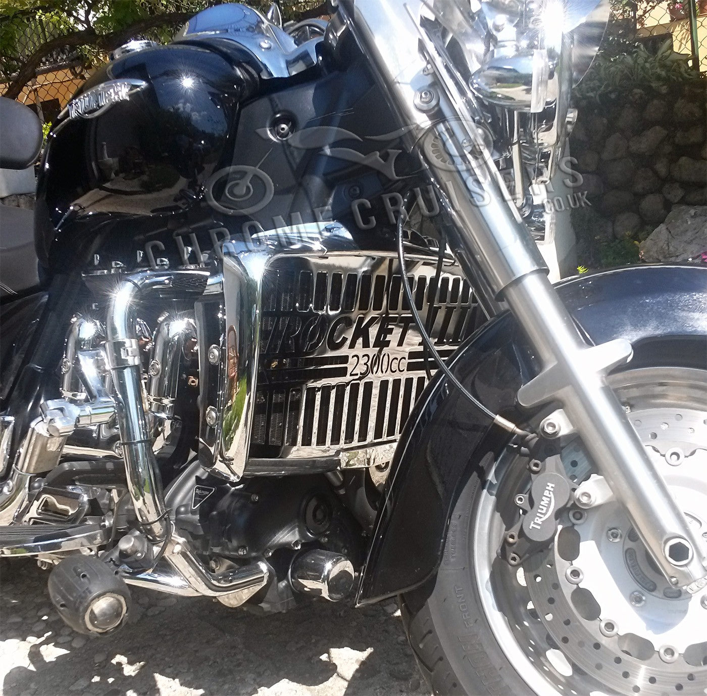 Radiator Cover Grill Protector - Triumph Rocket 3 CLASSIC / ROADSTER / TOURING