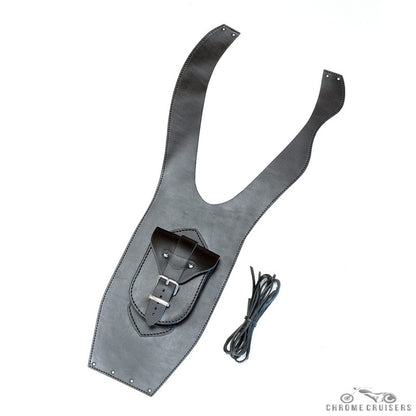 Kawasaki VN1500 Classic Plain Leather Tank Bib /  Chap
