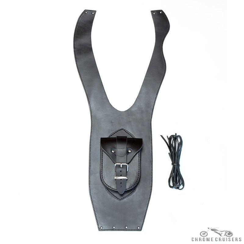 Kawasaki VN1500 Classic Plain Leather Tank Bib /  Chap