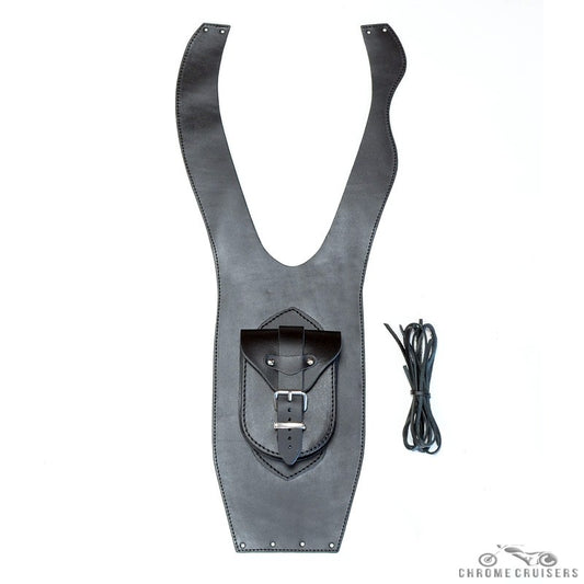 Kawasaki VN1500 Classic Plain Leather Tank Bib /  Chap