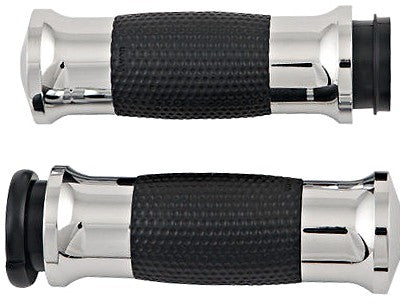 Avon Air Gel Chrome Grips for Harley Davidson (electric throttle) models