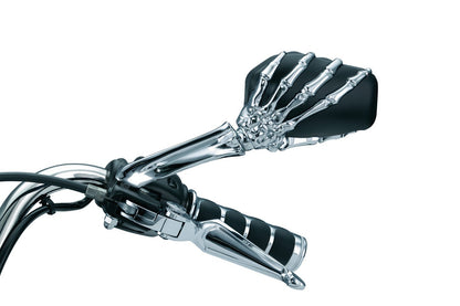 Kuryakyn Chrome / Black Skeleton Mirrors