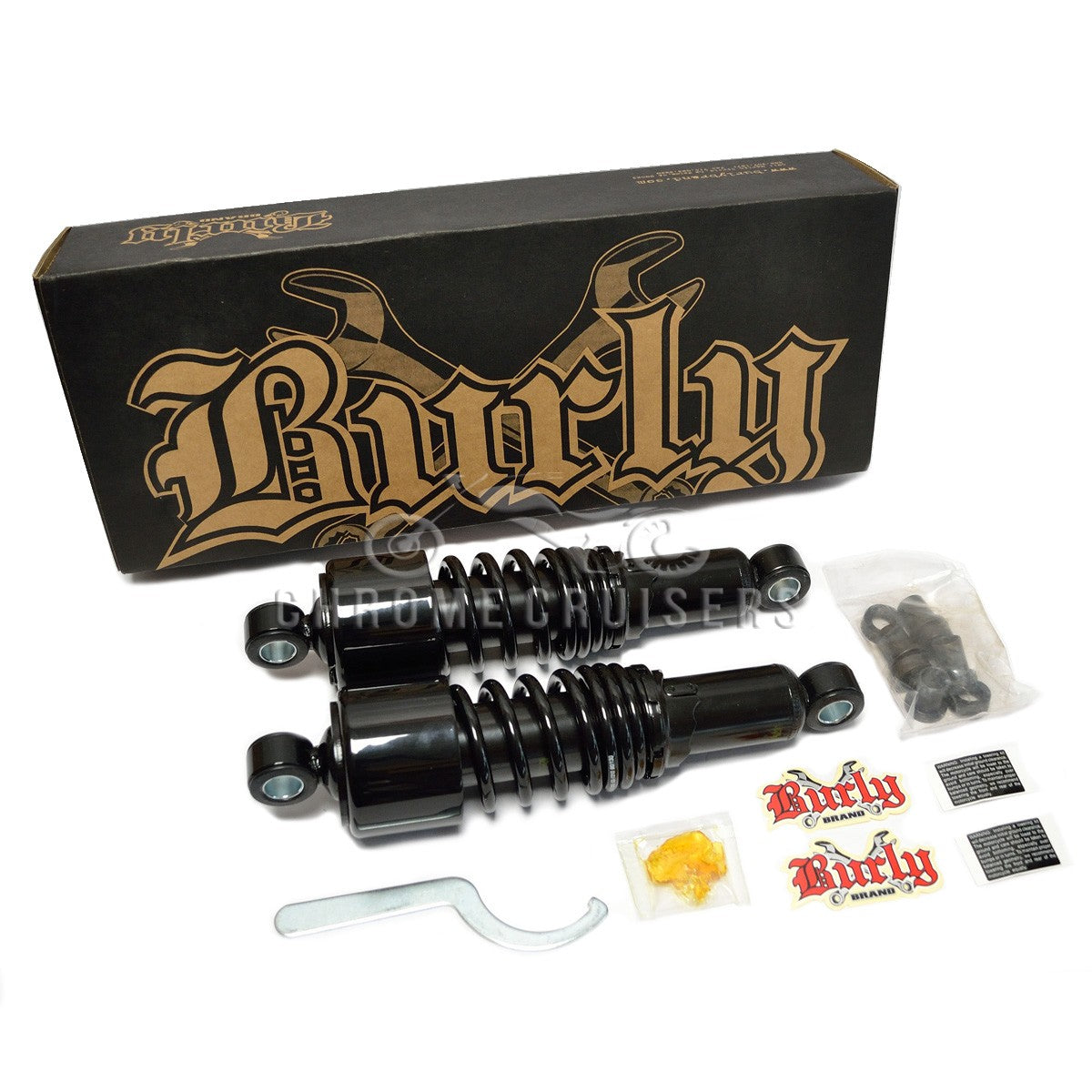 Harley Davidson Sportster XL ('04-'17) Burly Slammer Shocks  - BLACK