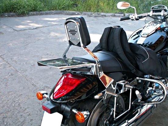 Suzuki M1800R Passenger Backrest / Sissy bar with luggage rack