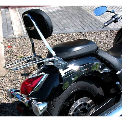 Yamaha XVS1300 Midnight Star - Passenger backrest / sissybar with luggage rack