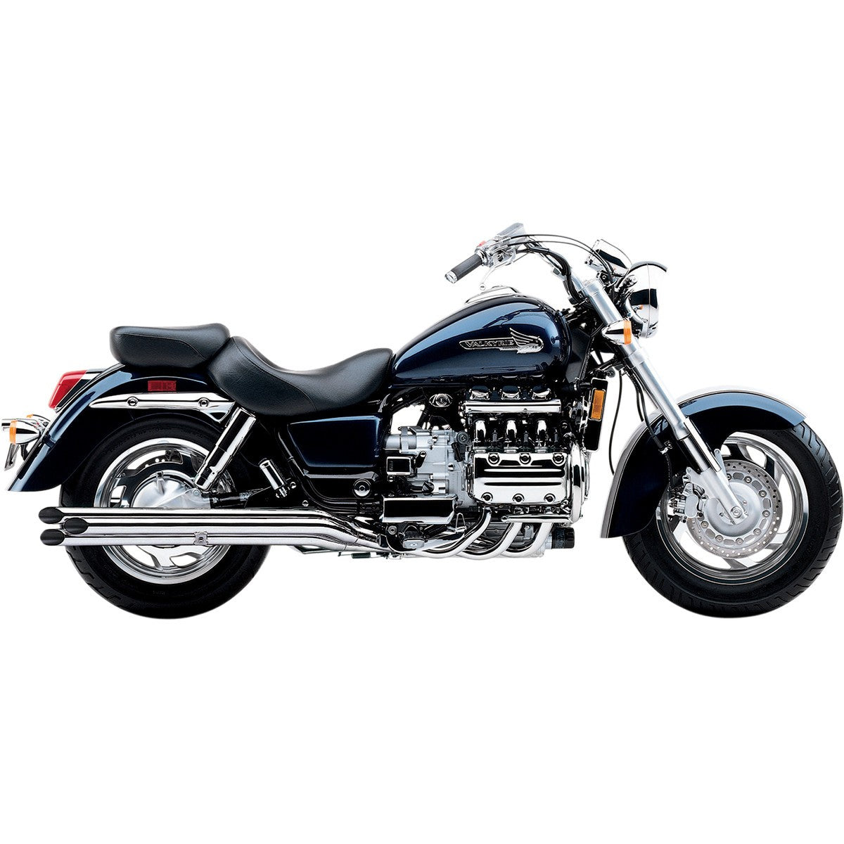 Honda VALKYRIE GL1500 F6C COBRA SLASH CUT DRAG PIPES 6-INTO-6 FULL EXHAUST SYSTEM