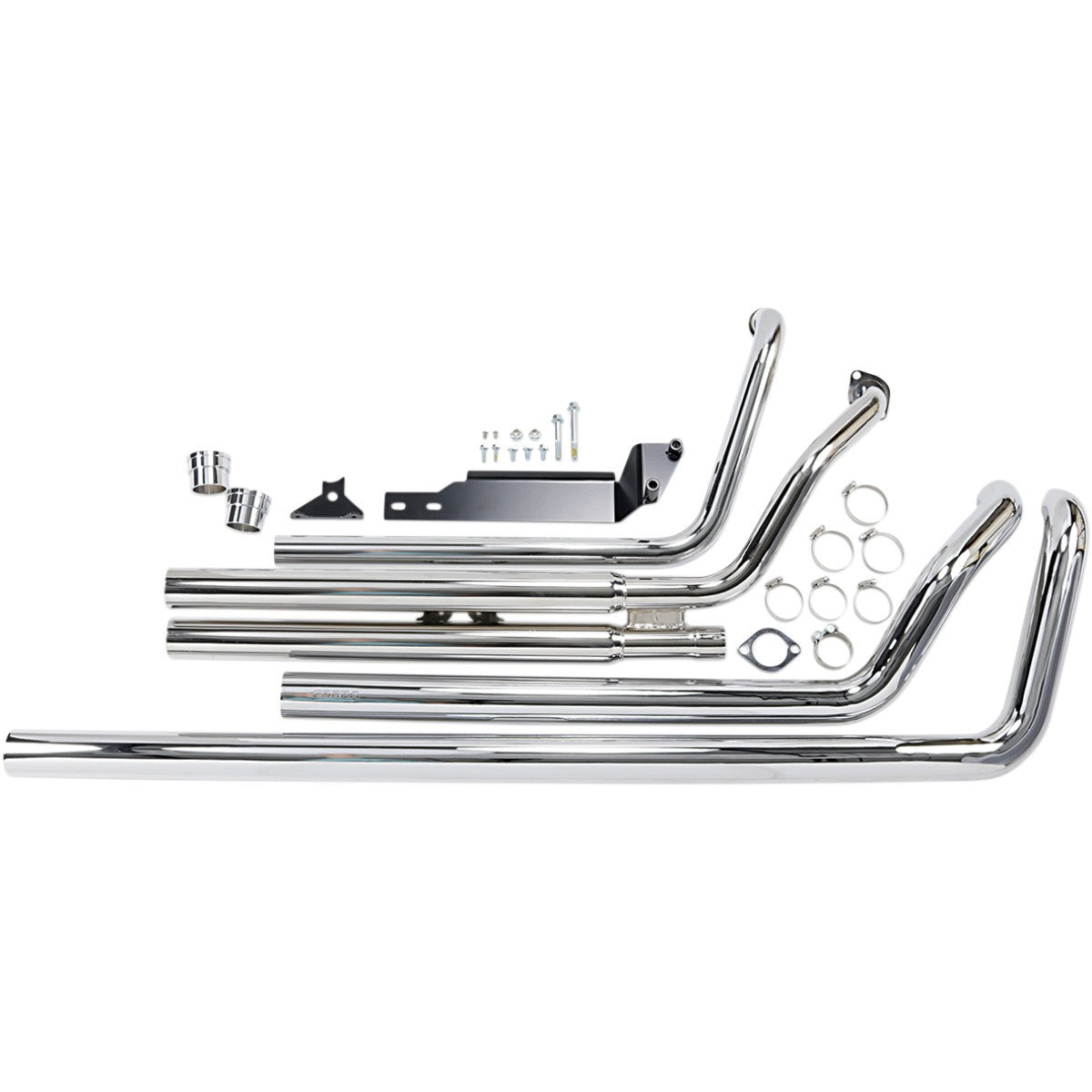 HONDA VTX1300C/R/S/T/N (03-09) COBRA EXHAUST SYSTEM HOT ROD SPEEDSTER LONG 2 INTO 2 STRAIGHT-CUT TRIPLE-CHROME