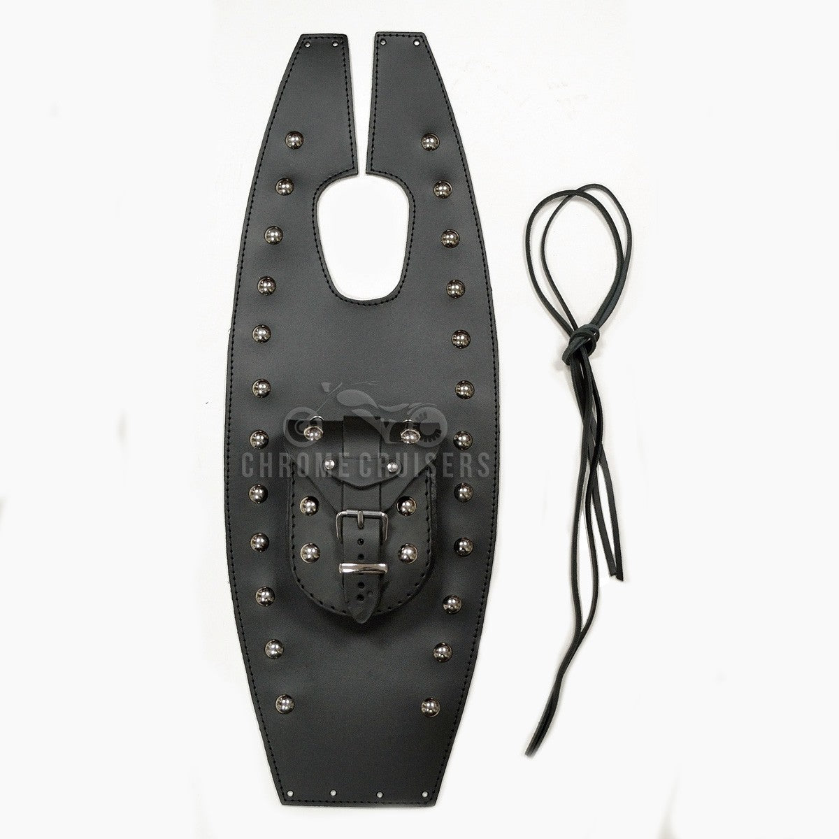 Suzuki VS800/1400 Intruder Leather Tank Bib / Chap with studs