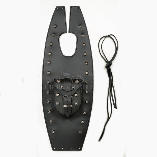 Suzuki VS800/1400 Intruder Leather Tank Bib / Chap with studs