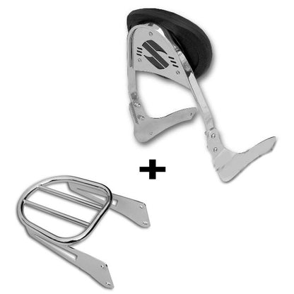 Suzuki VL800/C800 Intruder/C50 Boulevard /M800 Chrome Passenger backrest / Sissy bar