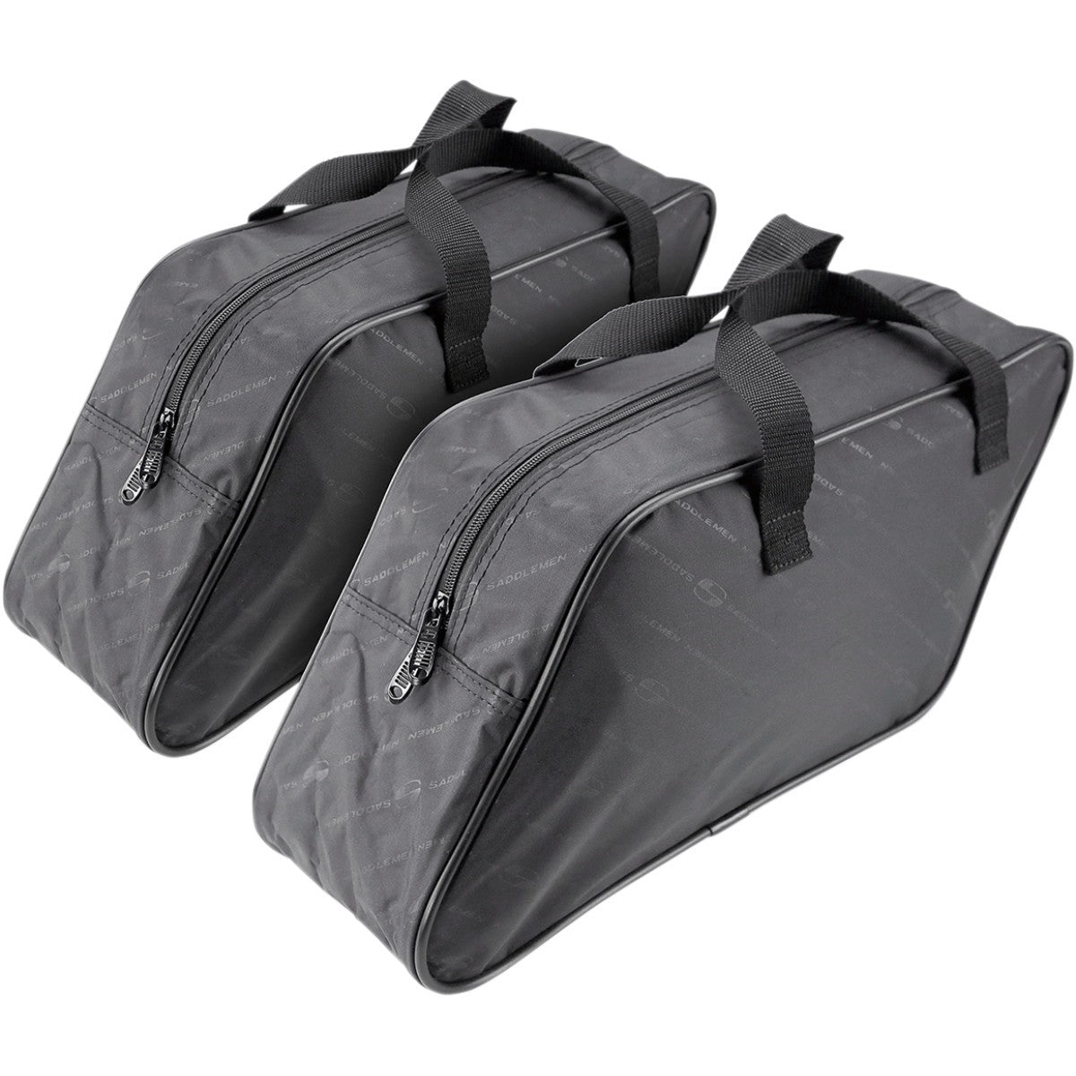 SADDLEMEN SADDLEBAG UNIVERSAL THROW-OVER TEXTILE SLANT BLACK