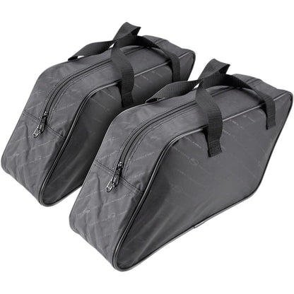 SADDLEMEN SADDLEBAG UNIVERSAL THROW-OVER TEXTILE SLANT BLACK