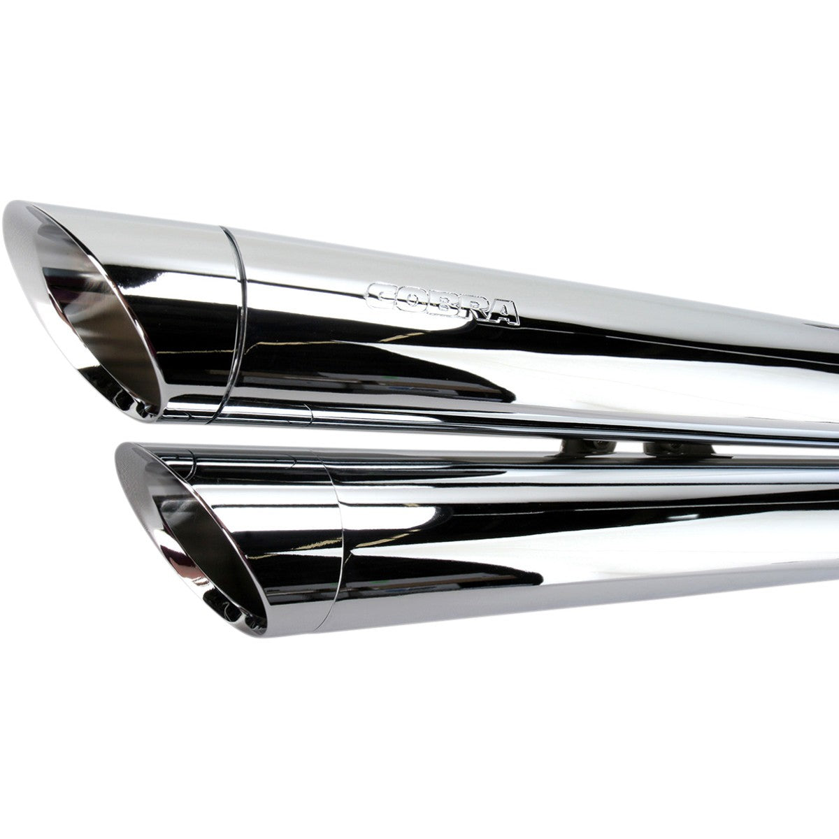SUZUKI VZ M800 VL800 C800 COBRA SPEEDSTER STREET ROD SLASH DOWN EXHAUST BLACK WITH O2 SENSOR BUNGS