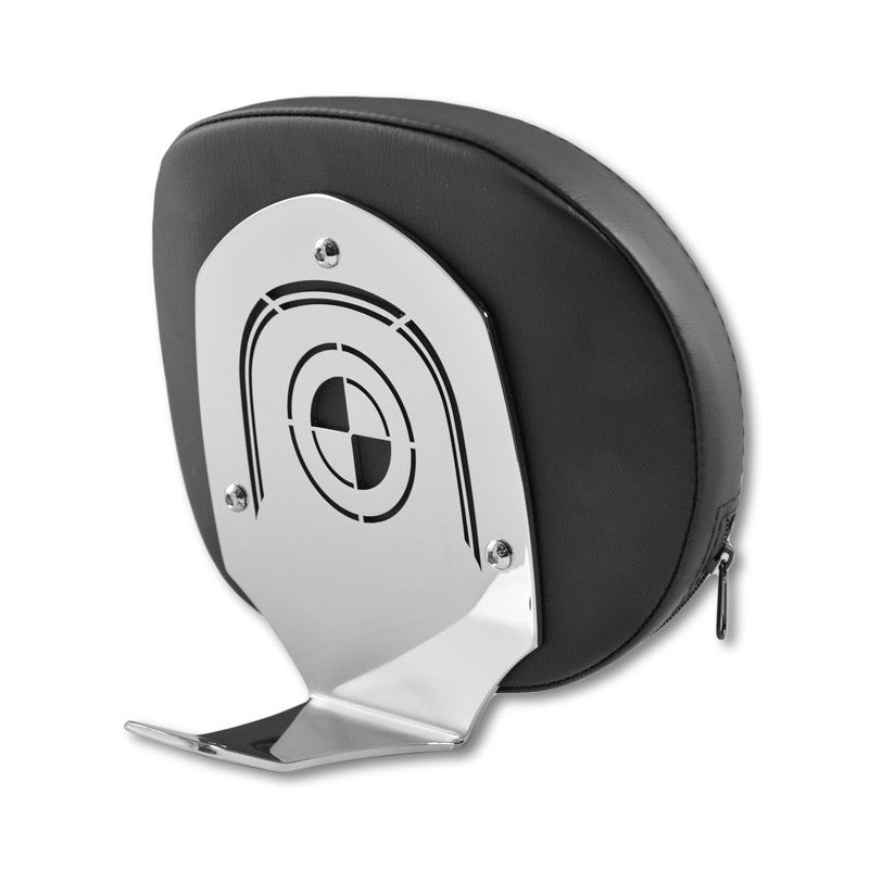 BMW R18 HIGH QUALITY CHROME BLACK RIDER DRIVER BACKREST