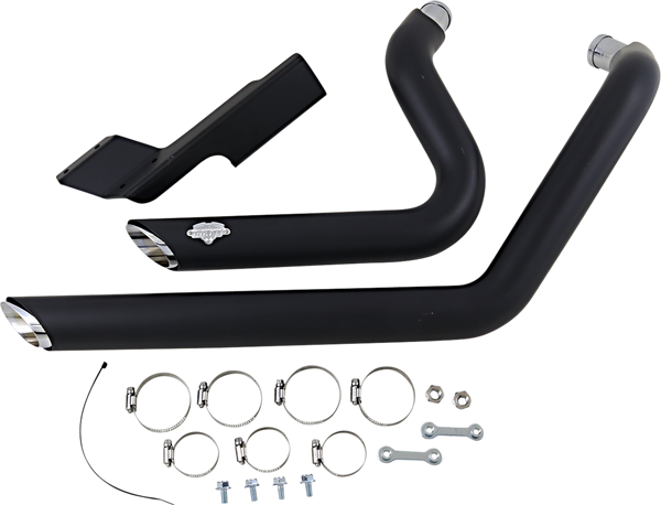 Exhaust System Harley Davidson Sportster (2014-20)  2-INTO-2 SHORTSHOTS STAGGERED BLACK