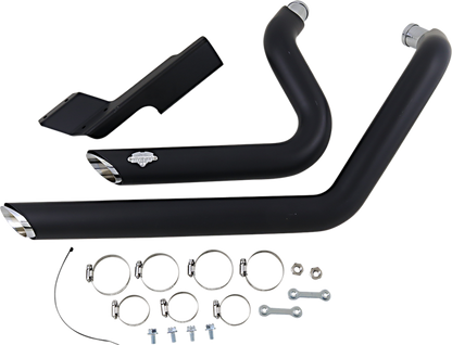 Exhaust System Harley Davidson Sportster (2014-20)  2-INTO-2 SHORTSHOTS STAGGERED BLACK