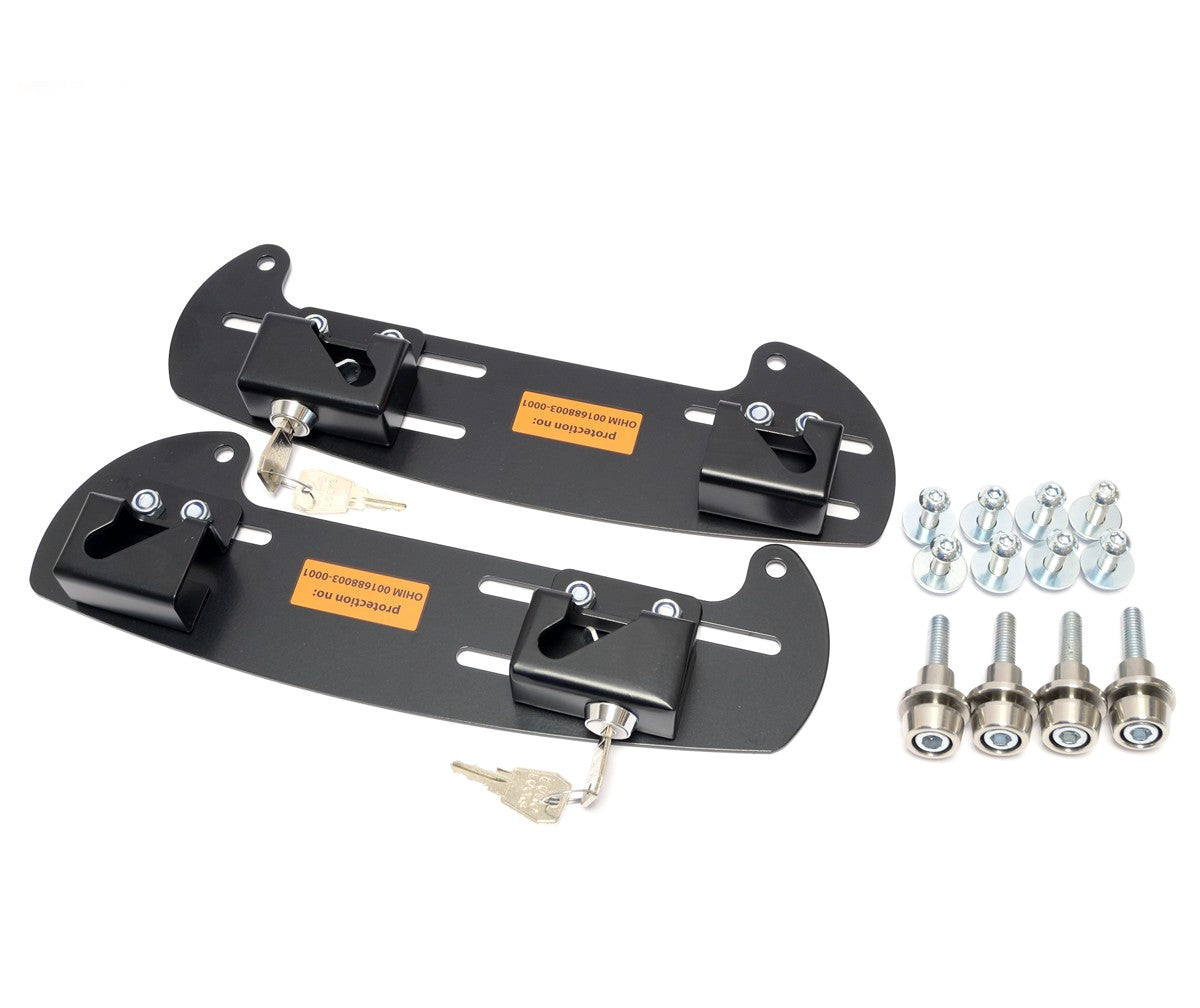 Harley Davidson Sportster 883/1200 (2010-17) Quick Release Saddlebag /  Pannier Mouning System Kit