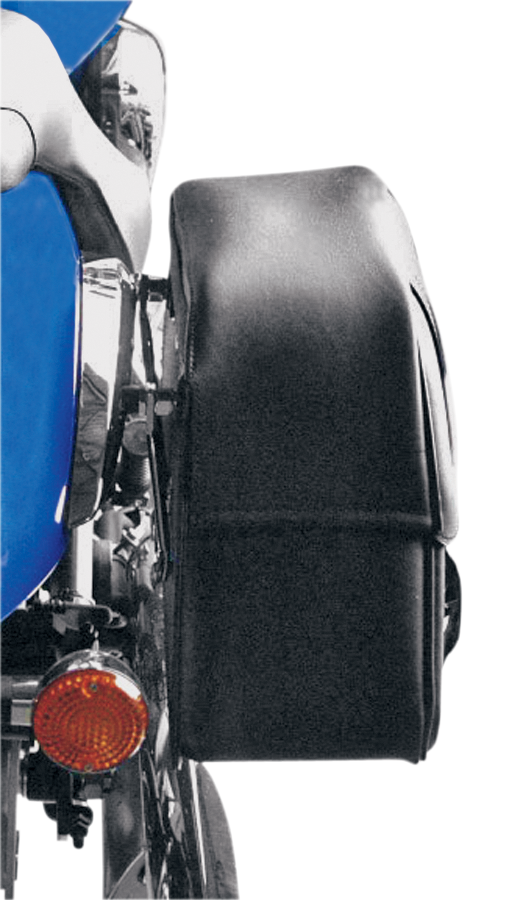 SADDLEMEN SADDLEBAG UNIVERSAL THROW-OVER TEXTILE SLANT BLACK