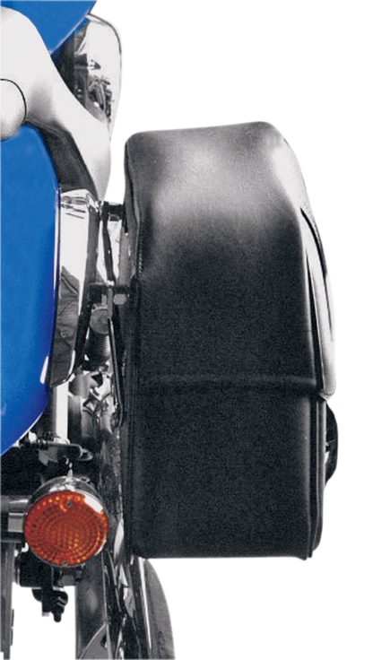 SADDLEMEN SADDLEBAG UNIVERSAL THROW-OVER TEXTILE SLANT BLACK