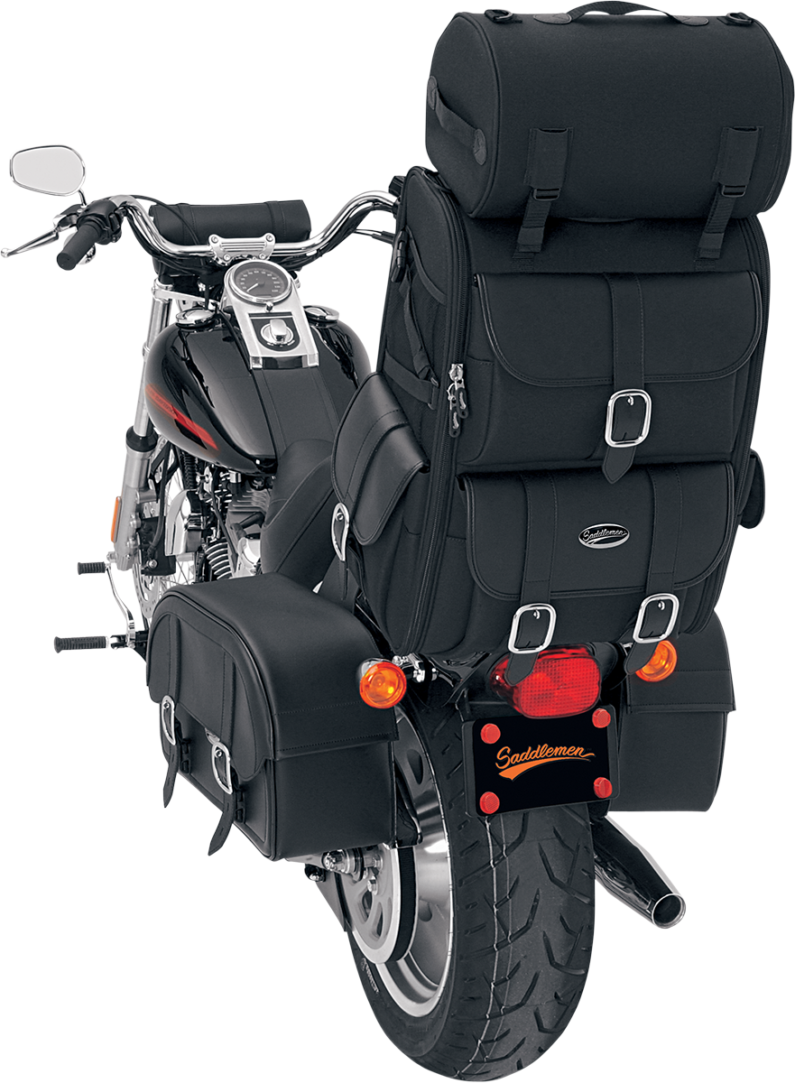Sissy Bar Bag, Back Seat Bag, Rear Bag - Motorcycle Luggage - Trike Saddlemen S3500 Deluxe