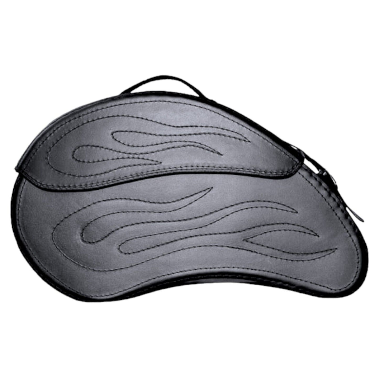 Saddlebags Panniers (pair) - Motorcycle Bags, Handmade Black