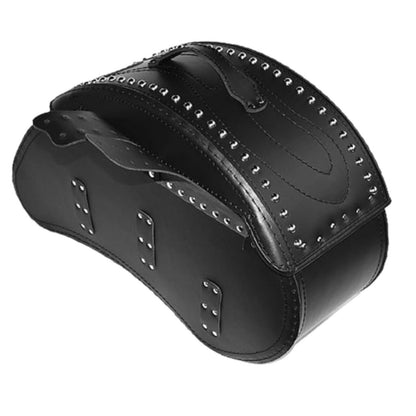 Saddlebags Panniers (pair) - Motorcycle Bags, Handmade Black