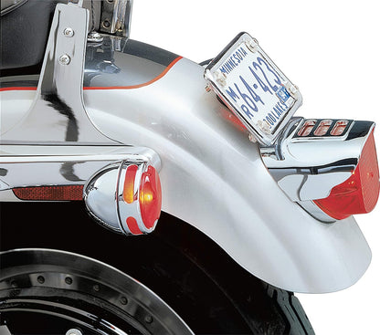Kuryakyn Chrome Taillight Cover for Harley Davidson Softail Sportster Road King Dyna
